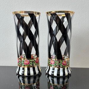 Mackenzie-Childs Highball Glasses